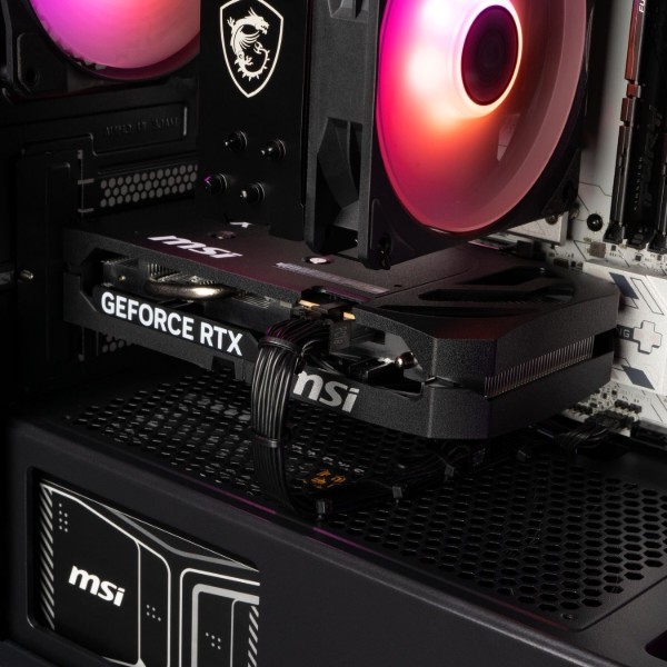 Фото - Системный блок Dragon Lucky Gold Powered_by MSI (RTX 5060 + R5 7500F) Black